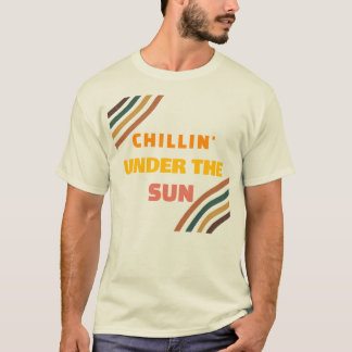 Chillen unter der Sonne Sommer T-Shirt  Relax Stra