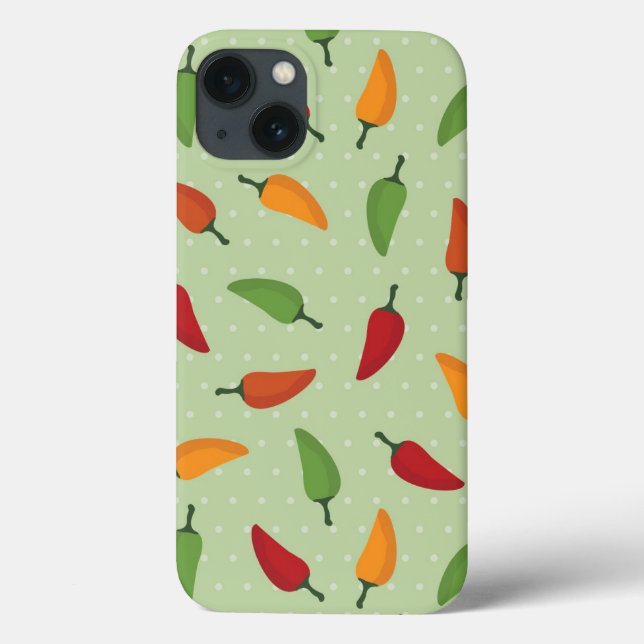 Chilli pepper pattern Case-Mate iPhone hülle (Rückseite)