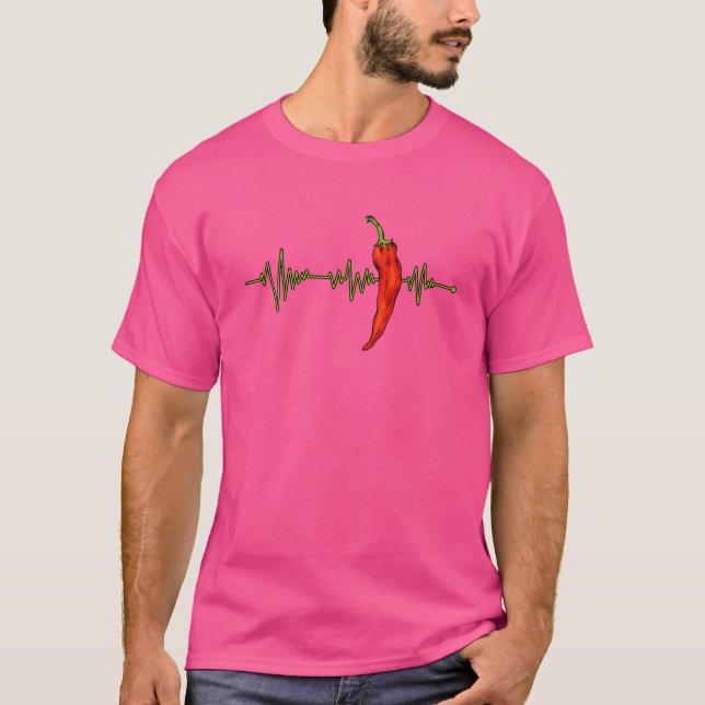 Chilli Red Pepper indisches Essen T-Shirt (Vorderseite)