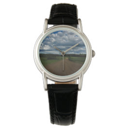 Chillin auf einem Schotterweg Armbanduhr