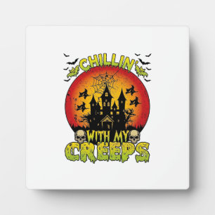 Chillin Creeps Spukhaus Halloween Hexen Sku Fotoplatte