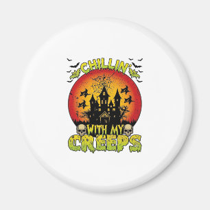 Chillin Creeps Spukhaus Halloween Hexen Sku Magnet