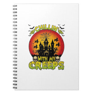 Chillin Creeps Spukhaus Halloween Hexen Sku Notizblock