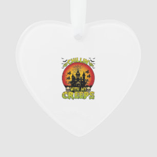 Chillin Creeps Spukhaus Halloween Hexen Sku Ornament