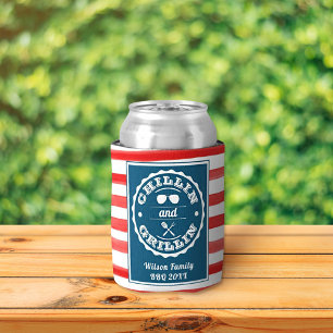 Chillin & Grillin Patriotic Family Wiedersehen GRI Dosenkühler