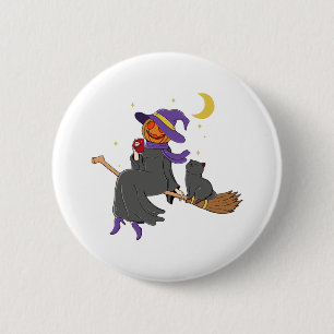 Chillin Halloween Button