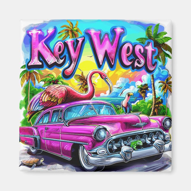 Chillin' in Key West, Florida Magnet (Vorne)