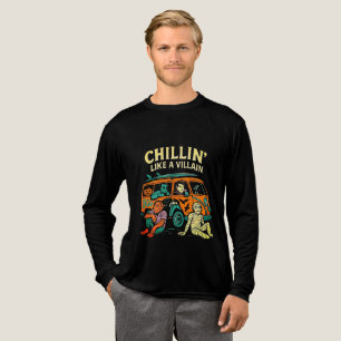 Chillin' like a Villain - Retro Monster Tri-Blend Shirt
