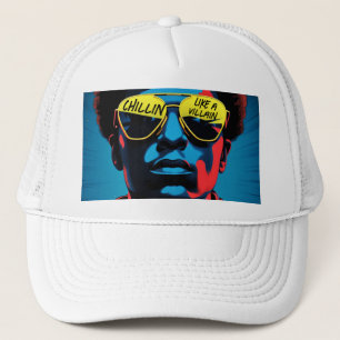 Chillin Like a Villain Trucker-Mütze Truckerkappe