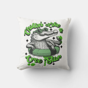 Chillin' like Croc Star kids Cool Croc Kissen