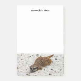 Chillin' Meerkat Post-it Klebezettel