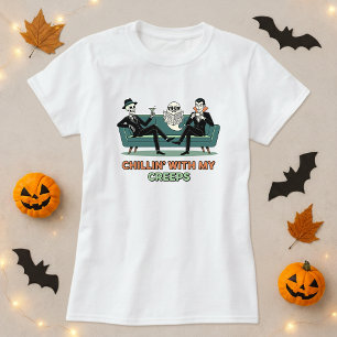 Chillin mit meinem Creeps-T-Shirt; Halloween, Nied T-Shirt