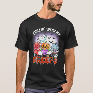 Chillin' mit meinen Creeps Halloween Dracula Dämon T-Shirt