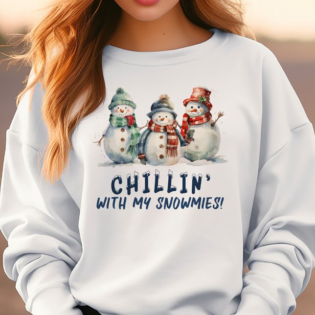 Chillin' mit meinen Schneemassen T-Shirt (Von Creator hochgeladen)