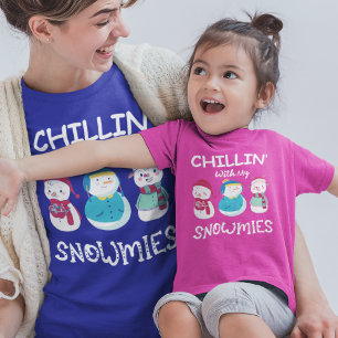 Chillin’ mit meinen Schneemassen Weihnachten Tri-Blend Shirt