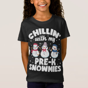 Chillin mit meinen Snowmies Niedlicher Snowman Ugl T-Shirt