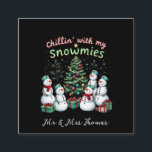 Chillin' mit My Snowmies Funny Christmas Snowman Quadratische Visitenkarte<br><div class="desc">Feiern Sie den Winter mit "Chillin' with my Snowmies" - die perfekte Mischung aus niedlichen Schneemännern,  Urlaubsjubeln und lustigen Weihnachtsbäumen! Ein Muss,  um fröhliche Weihnachtsfreuden zu verbreiten und mit Ihren Schneemännern,  Gnomen und festlichen Schneemobil-Pals zu feiern.</div>