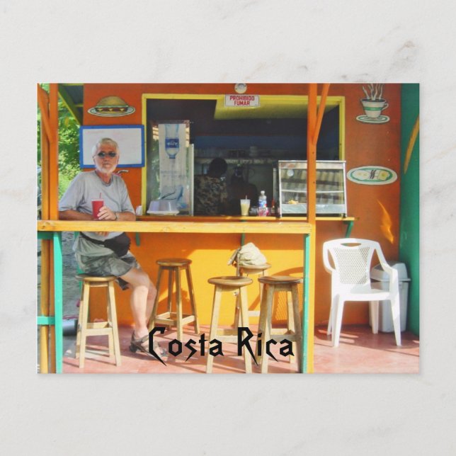 Chillin' Out in Costa Rica Postkarte (Vorderseite)