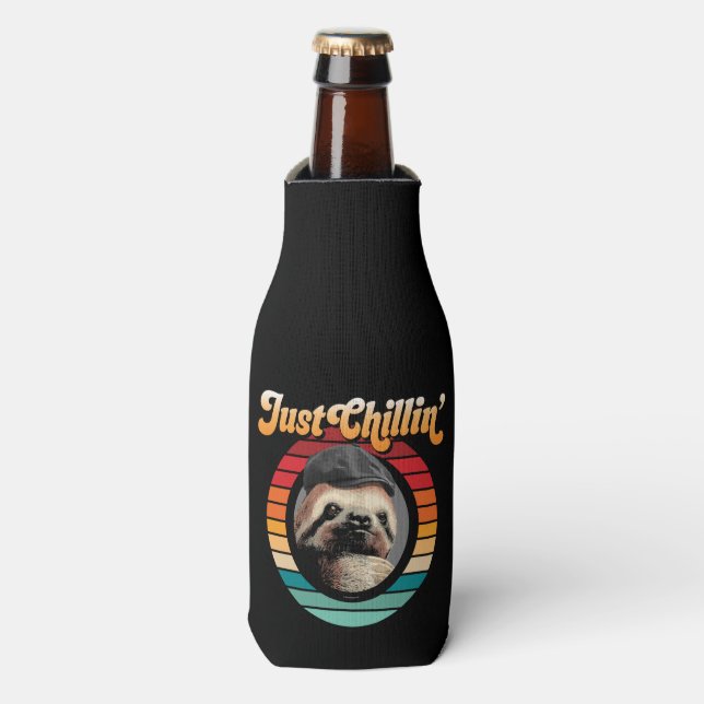 Chillin’ Sloth Flaschenkühler (Flaschenvorderseite)