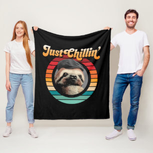 Chillin’ Sloth Fleecedecke