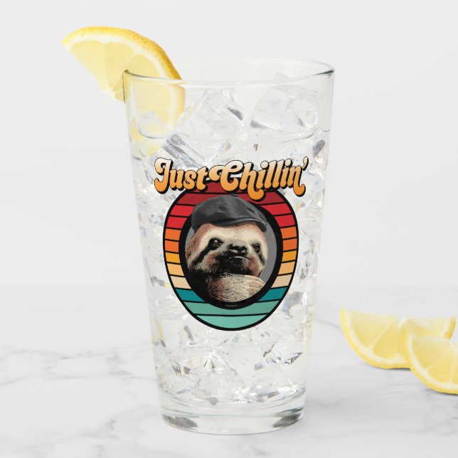 Chillin’ Sloth Glas (Vorderseite Ice)