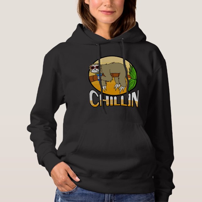 Chillin Sloth Hoodie (Vorderseite)