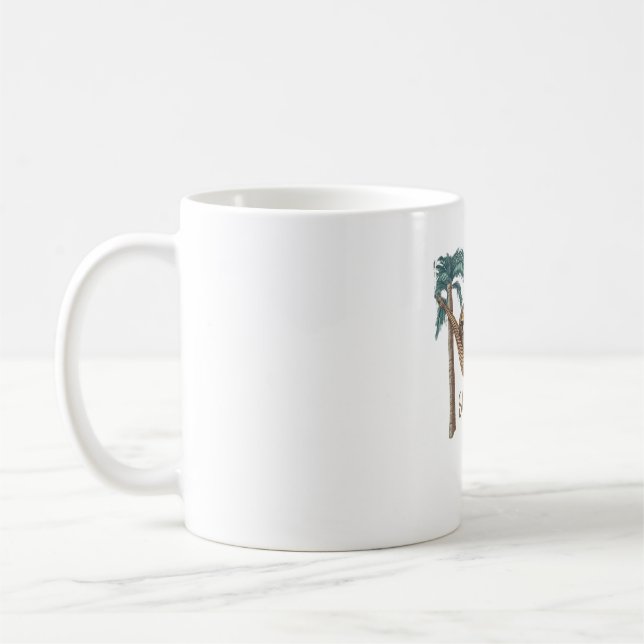 Chillin' Sloth in einem Hängematte Oversifizierter Kaffeetasse (Links)