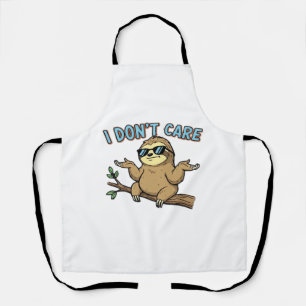 Chillin' Sloth ist mir egal, wie ich essenzielle T Schürze