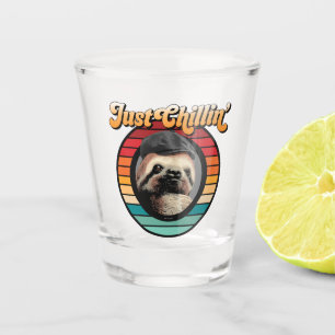 Chillin’ Sloth Schnapsglas