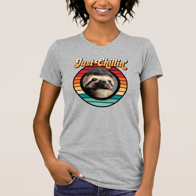 Chillin’ Sloth T-Shirt (Vorderseite)