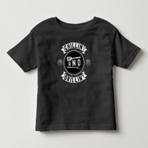 Chillin und Grillin Funny Outdoorsommer GRILLEN Kleinkind T-shirt