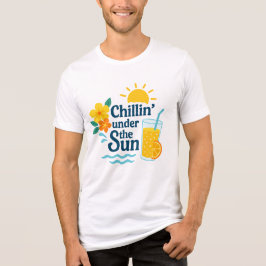Chillin' Under the Sun – Summer Beach T-Shirt  Tri-Blend Shirt
