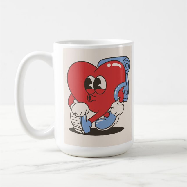 Chilling Coeur Conception Mug (Gauche)
