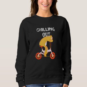 Chilling Out Sloth Vacation Sloth Tour Summer Holi Sweatshirt