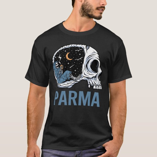 Chilling Skeleton - Parma T-Shirt (Vorderseite)