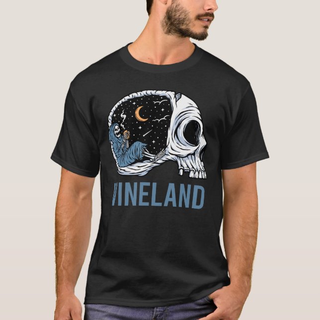 Chilling Skeleton - Vineland T-Shirt (Vorderseite)