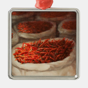 Chillis 2010 silbernes ornament