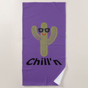 Chill'n Cactus Design - Serviette de plage