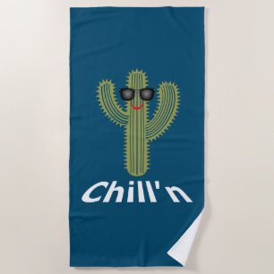 Chill'n Cactus Design - Serviette de plage