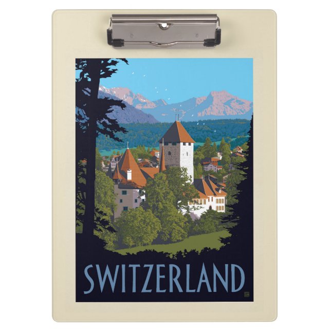 Chillon Castle | Schweiz Klemmbrett (Vorderseite)