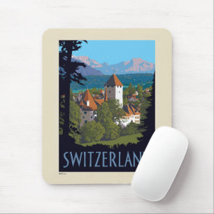 Chillon Castle Schweiz Mousepad