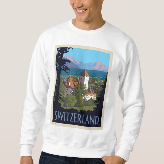Chillon Castle | Schweiz Sweatshirt (Vorderseite)