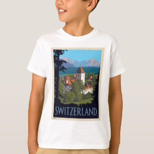 Chillon Castle Schweiz T-Shirt