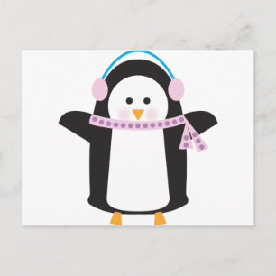 Chilly Penguin Postkarte