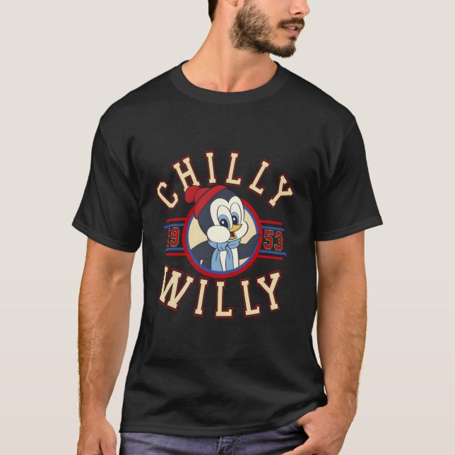 Chilly Willy 1953 Throwback Collegiate T-Shirt (Vorderseite)