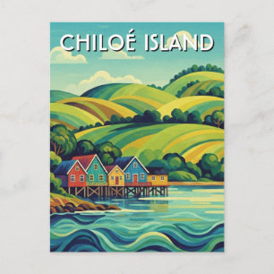 Chiloé Insel Chile Reise Postkarte