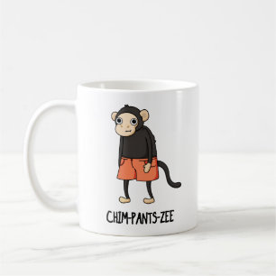 Chim-Pants-Zee Funny Chimpanzee Affenpuppe Kaffeetasse