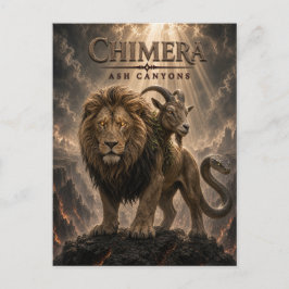 Chimära Aschschluchten Dark Cinema Postkarte