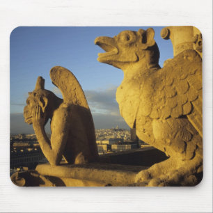 Chimäre, Kathedrale Notre-Dame, Paris, Frankreich Mousepad