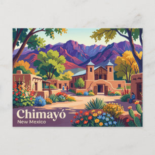 Chimayó, New Mexico USA Postkarte
